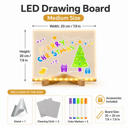 Daba™ GlowPad Creative Drawing Board🎨Screen-Free Light-Up Fun for Kids🔮