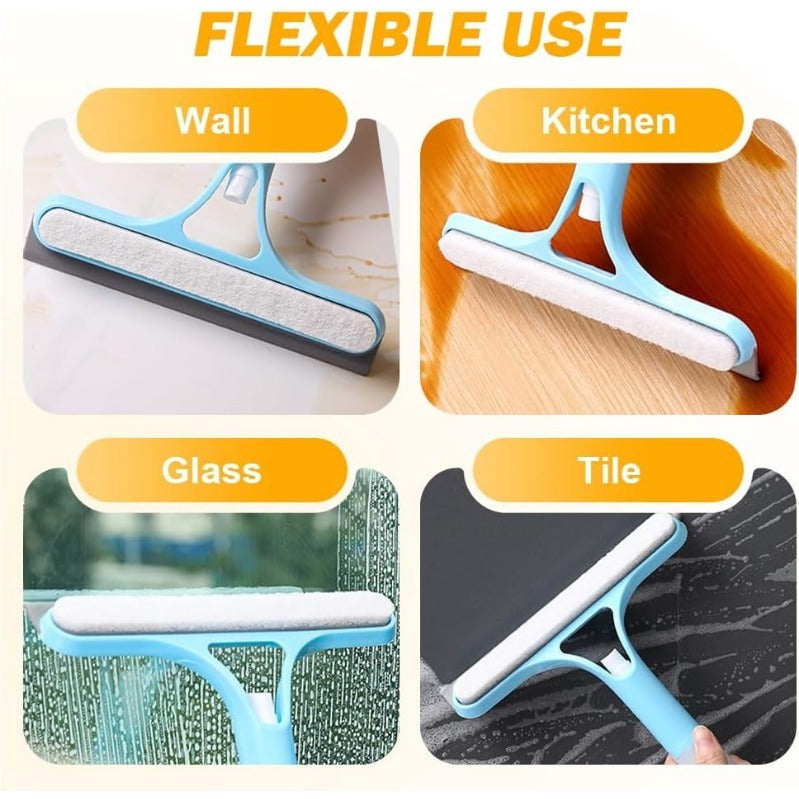 Daba™ BrightSwipe 3 in 1 Window Squeegee Cleaner with Spray Bottle
