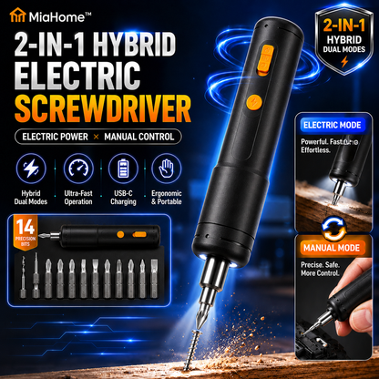 🔥Hot Sale 50% OFF🔩Daba™ 2-in-1 Hybrid Electric Screwdriver