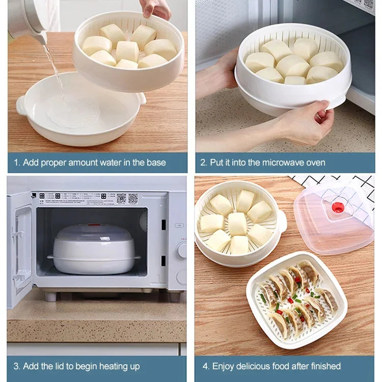 Daba™🔥Hot Sale🔥Microwave Oven Steamer