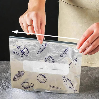 Daba™🔥Limited Sale: Buy 2 get 1 free!🍗 🥦Reusable Aluminum Foil Sealable Storage Bags