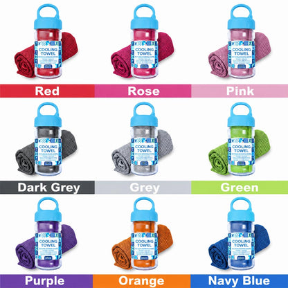 ☀️Cooling Towel -👍Daba™ Cold Sweat Towel You Can Use Anywhere, Anytime! Reusable Soft Absorbent Cooling Portable 🔥