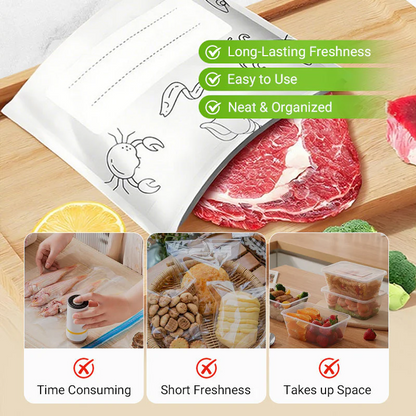 Daba™🔥Limited Sale: Buy 2 get 1 free!🍗 🥦Reusable Aluminum Foil Sealable Storage Bags