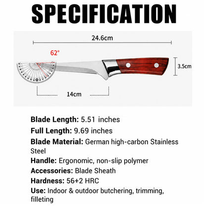 💖2025 Hot Sale💖Daba™ Razor-Sharp German High-Carbon Boning Knife（Offer）