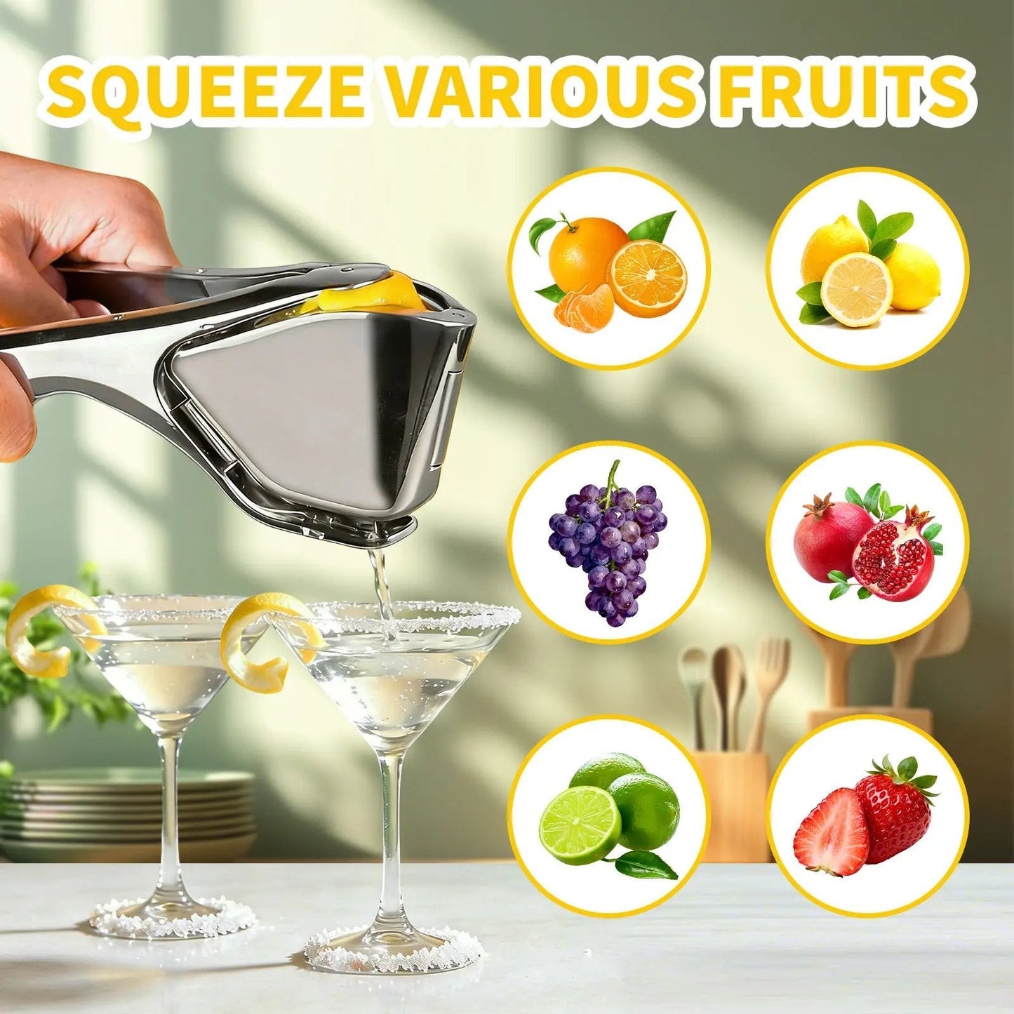 Daba™ EasyPress Citrus Squeezer🍋Stainless Steel or PP