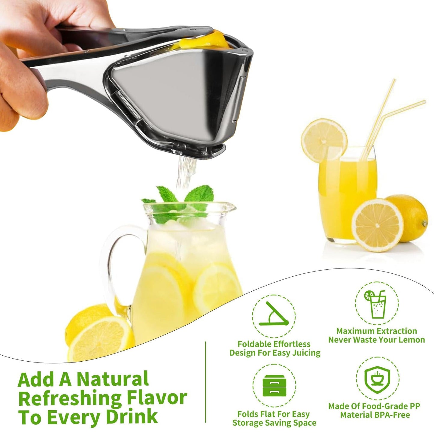 Daba™ EasyPress Citrus Squeezer🍋Stainless Steel or PP