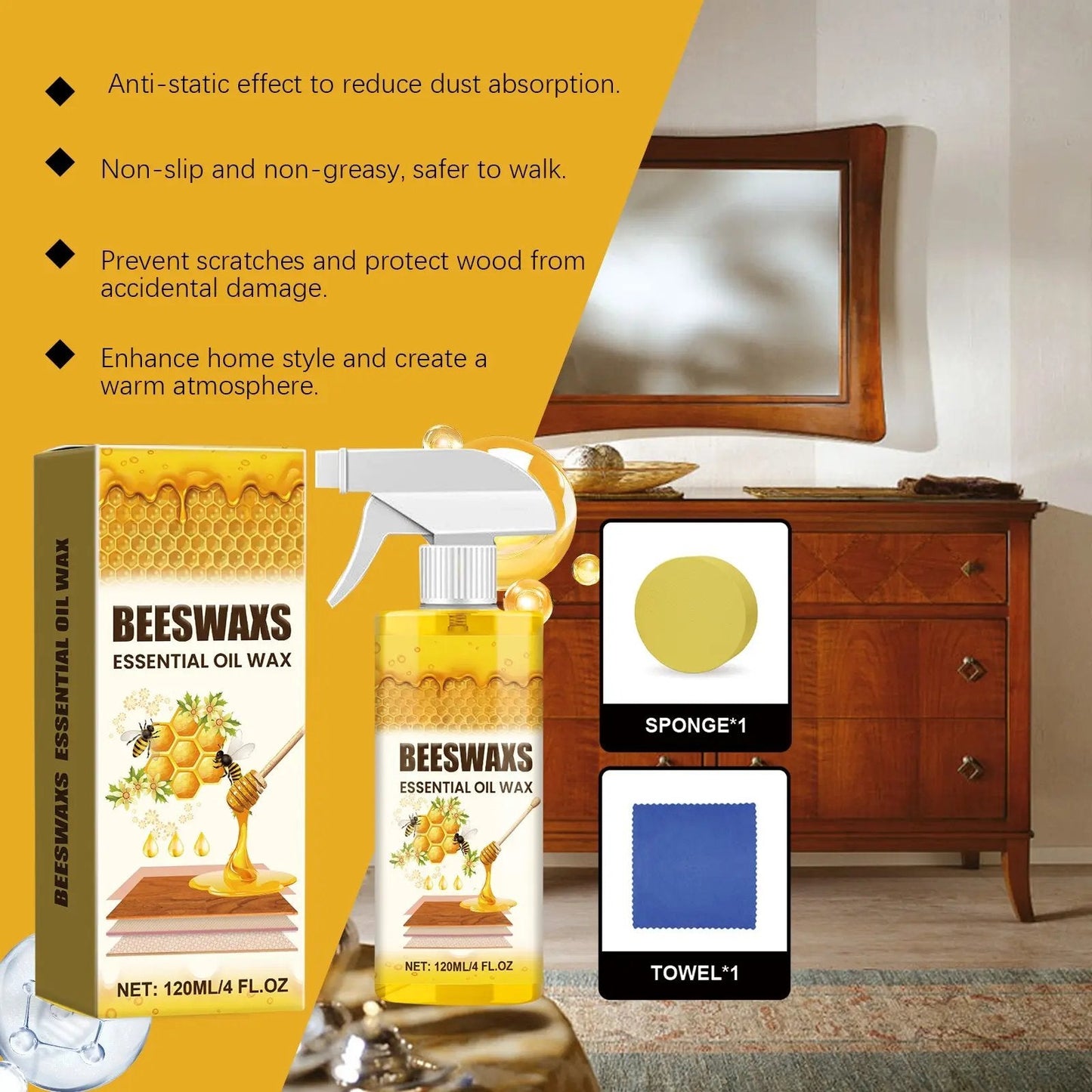 Daba™ Beeswax Wood Care Spray✨