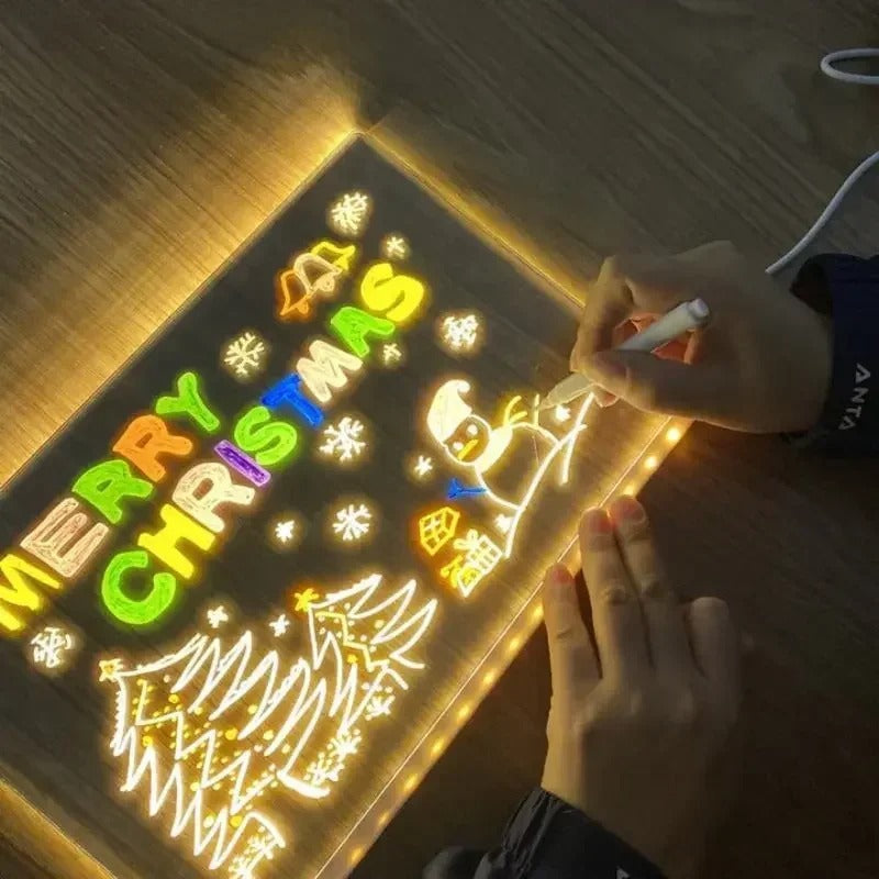 Daba™ GlowPad Creative Drawing Board🎨Screen-Free Light-Up Fun for Kids🔮