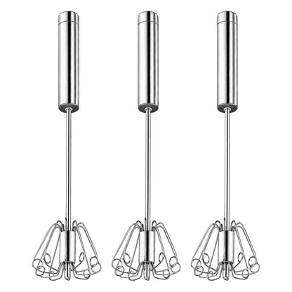 🥚 BUY 2 GET 1 FREE! 🔥Daba™ Semi-Automatic Stainless Steel Push-Down Whisk – Fast, Durable & Effortless Mixing