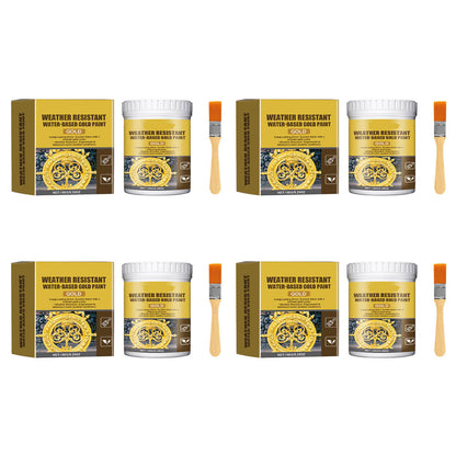 Daba™ Weather Resistant Water-Based Gold Paint