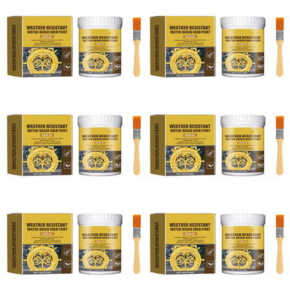 Daba™ Weather Resistant Water-Based Gold Paint