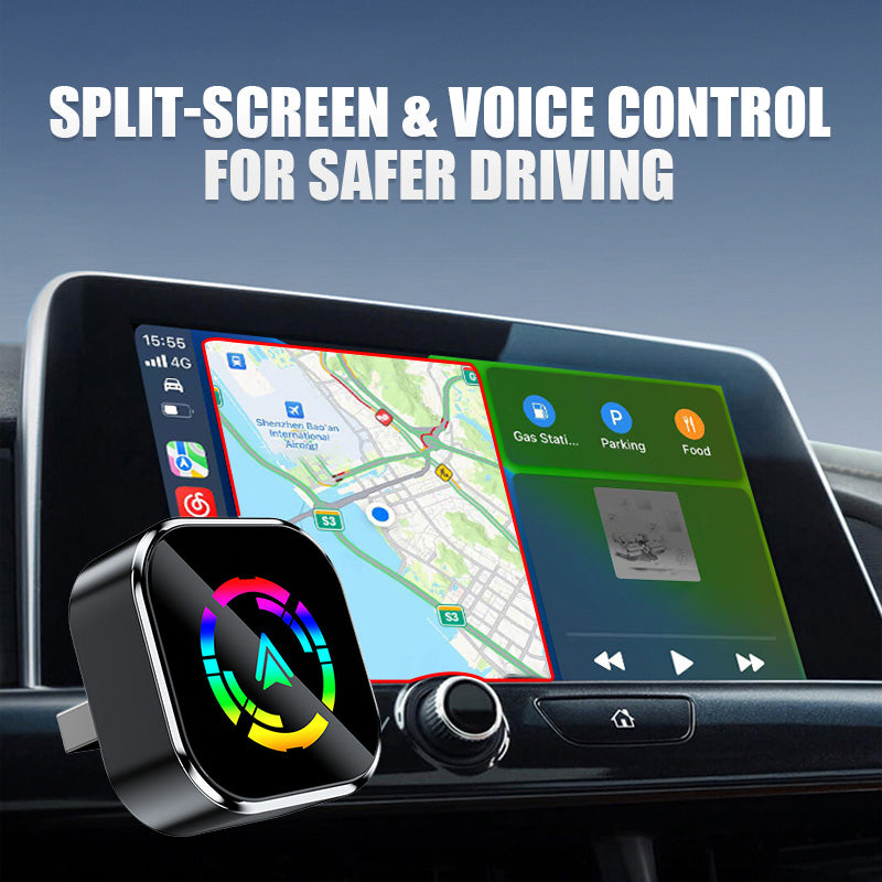 📱60% OFF NOW!🔥Daba™ 2-in-1 Wireless CarPlay & Android Auto Adapter