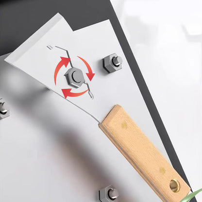 🛠️ Multifunction Putty Knife with Wooden Handle | Scraping, Spreading & DIY Tool for Home Repair ✨