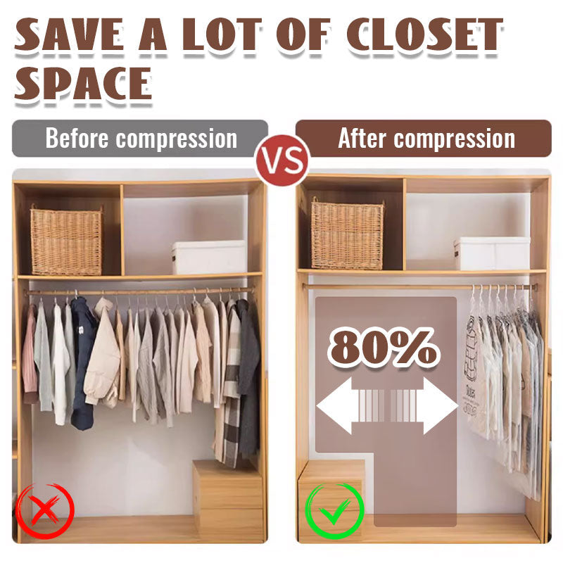 Daba™🧥Hanging Vacuum Storage Bags – Hanging Design for Wardrobe, Air Vacuum Compression, Waterproof Dustproof & Space-Saving 🧹