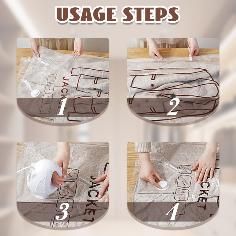 Daba™🧥Hanging Vacuum Storage Bags – Hanging Design for Wardrobe, Air Vacuum Compression, Waterproof Dustproof & Space-Saving 🧹