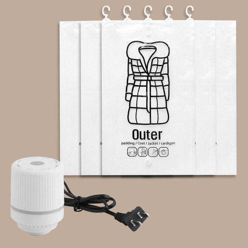 Daba™🧥Hanging Vacuum Storage Bags – Hanging Design for Wardrobe, Air Vacuum Compression, Waterproof Dustproof & Space-Saving 🧹 (Offer)