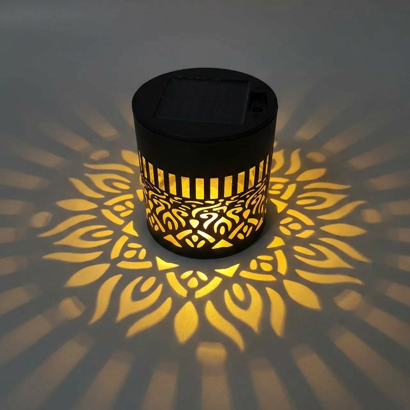 🌞Daba™🌀 Solar Mandala Light – Stunning Pattern Projection, 2-in-1 Floor/Wall, IP65 Waterproof, Auto On/Off 🌿
