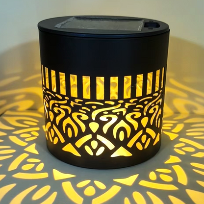 🌞Daba™🌀 Solar Mandala Light – Stunning Pattern Projection, 2-in-1 Floor/Wall, IP65 Waterproof, Auto On/Off 🌿