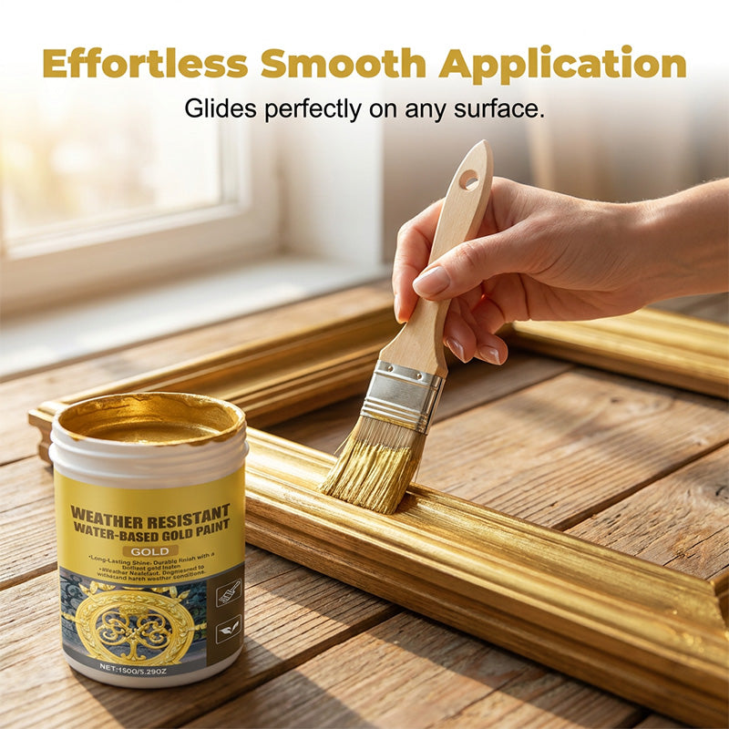 Daba™ Weather Resistant Water-Based Gold Paint