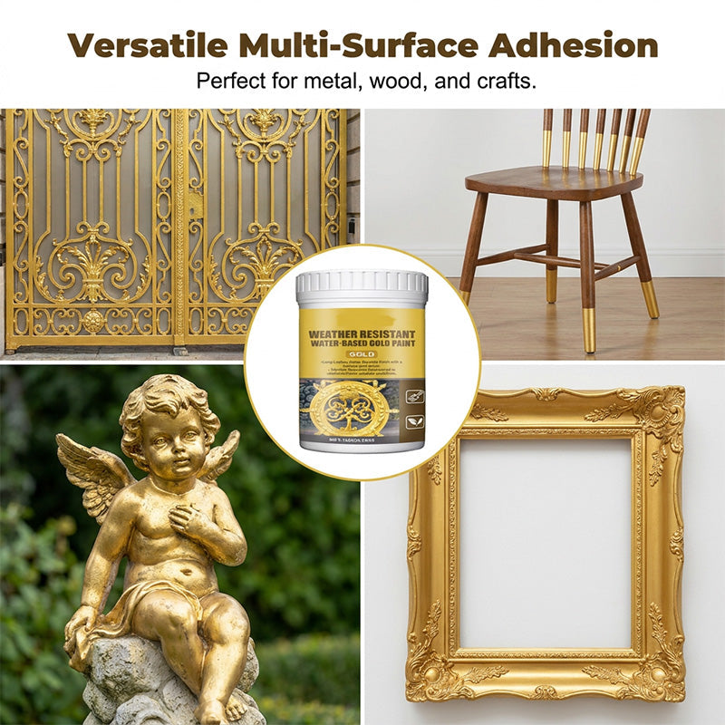 Daba™ Weather Resistant Water-Based Gold Paint