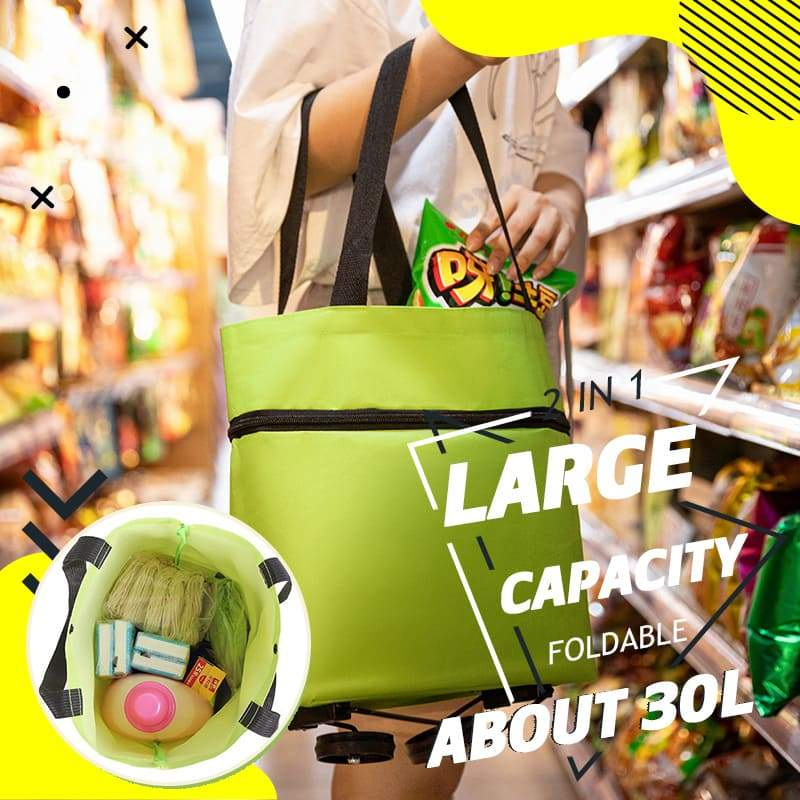 🔥HOT SALE 50% OFF🔥Daba™ Foldable 2-in-1 Shopping Bag🔥