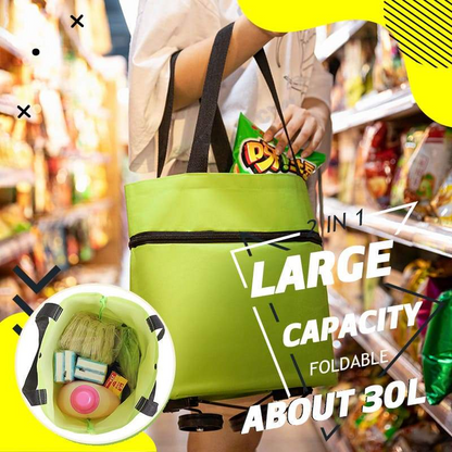 🔥HOT SALE 50% OFF🔥Daba™ Foldable 2-in-1 Shopping Bag🔥