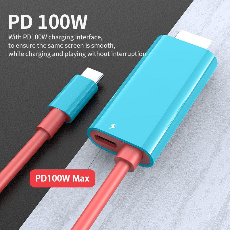 🎮USB-C to HDMI Adapter Cable — Connect Switch to TV & Big Screen Gaming⚡️