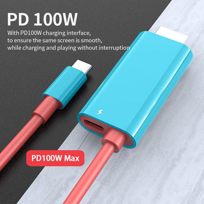 🎮USB-C to HDMI Adapter Cable — Connect Switch to TV & Big Screen Gaming⚡️