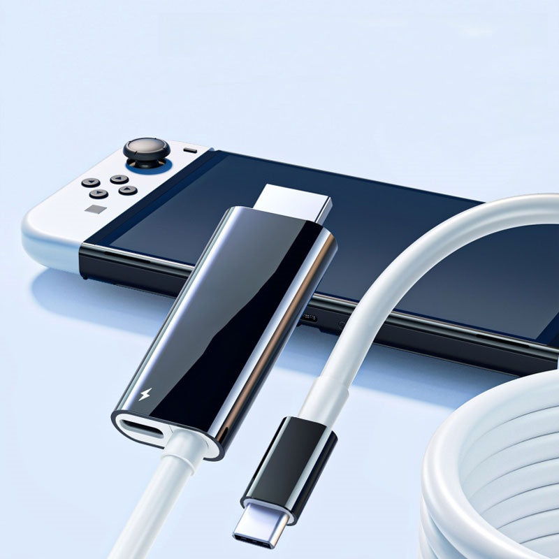 🎮USB-C to HDMI Adapter Cable — Connect Switch to TV & Big Screen Gaming⚡️