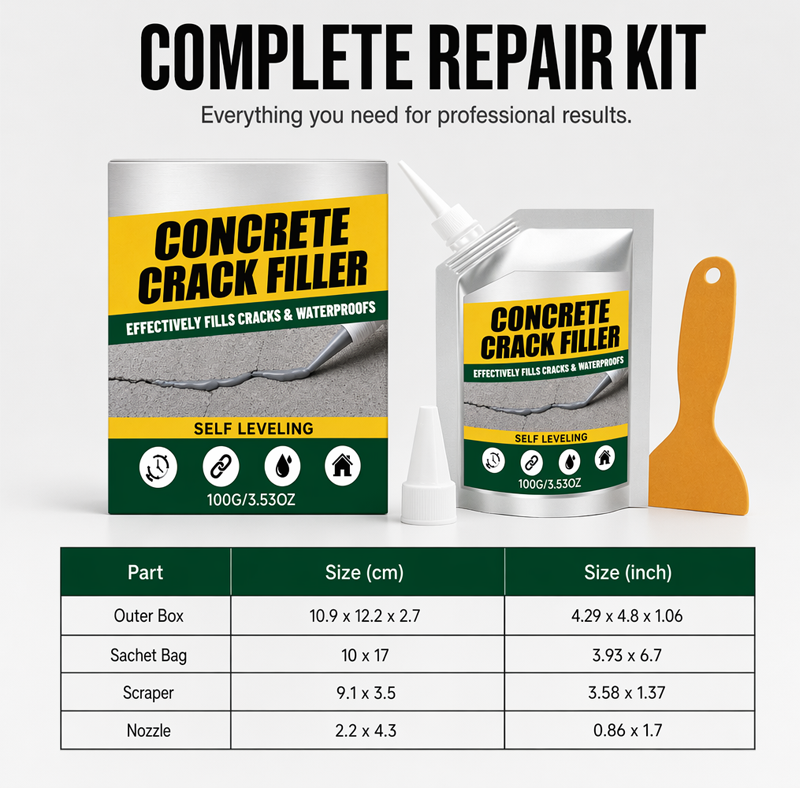 Daba™ Waterproof Concrete Crack Filler & Sealant