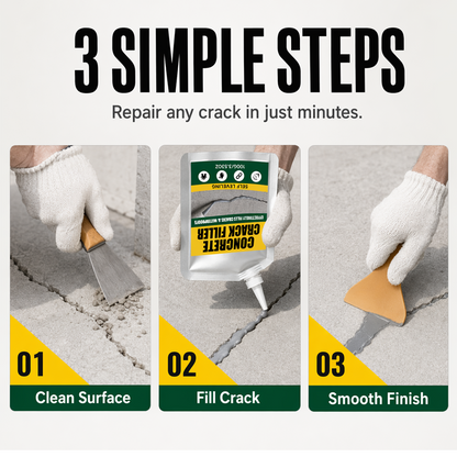 Daba™ Waterproof Concrete Crack Filler & Sealant