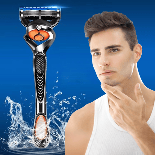 Multi-Blade Razor — Quick-Release Design with a Pivoting Head for a Close, Precision Shave